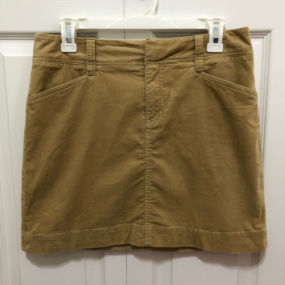 Lilly Pulitzer Tulan Corduroy Skirt Tan Size 4